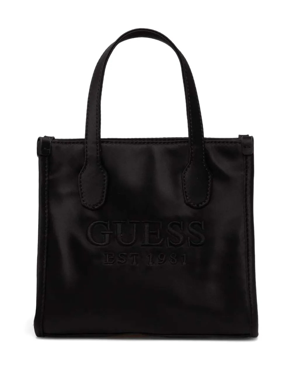 GUESS USA Shopper met geborduurd logo Zwart
