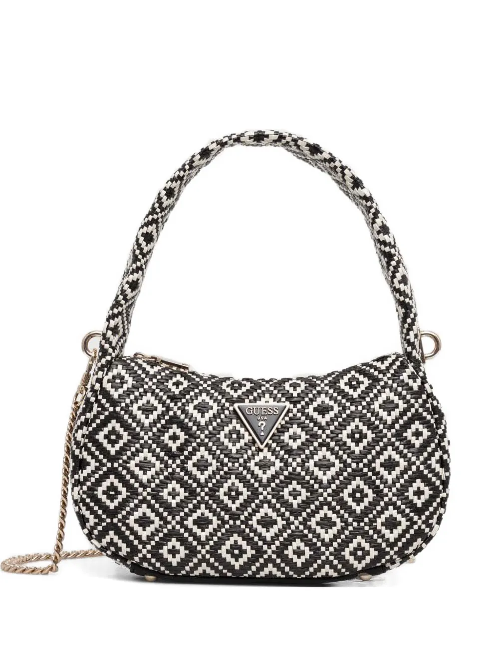 GUESS USA logo-plaque cross body bag | Black | Image 1