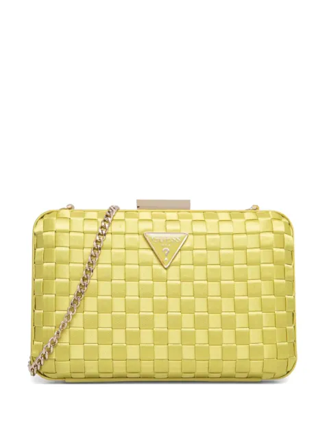GUESS USA bolsa de mano con placa del logo