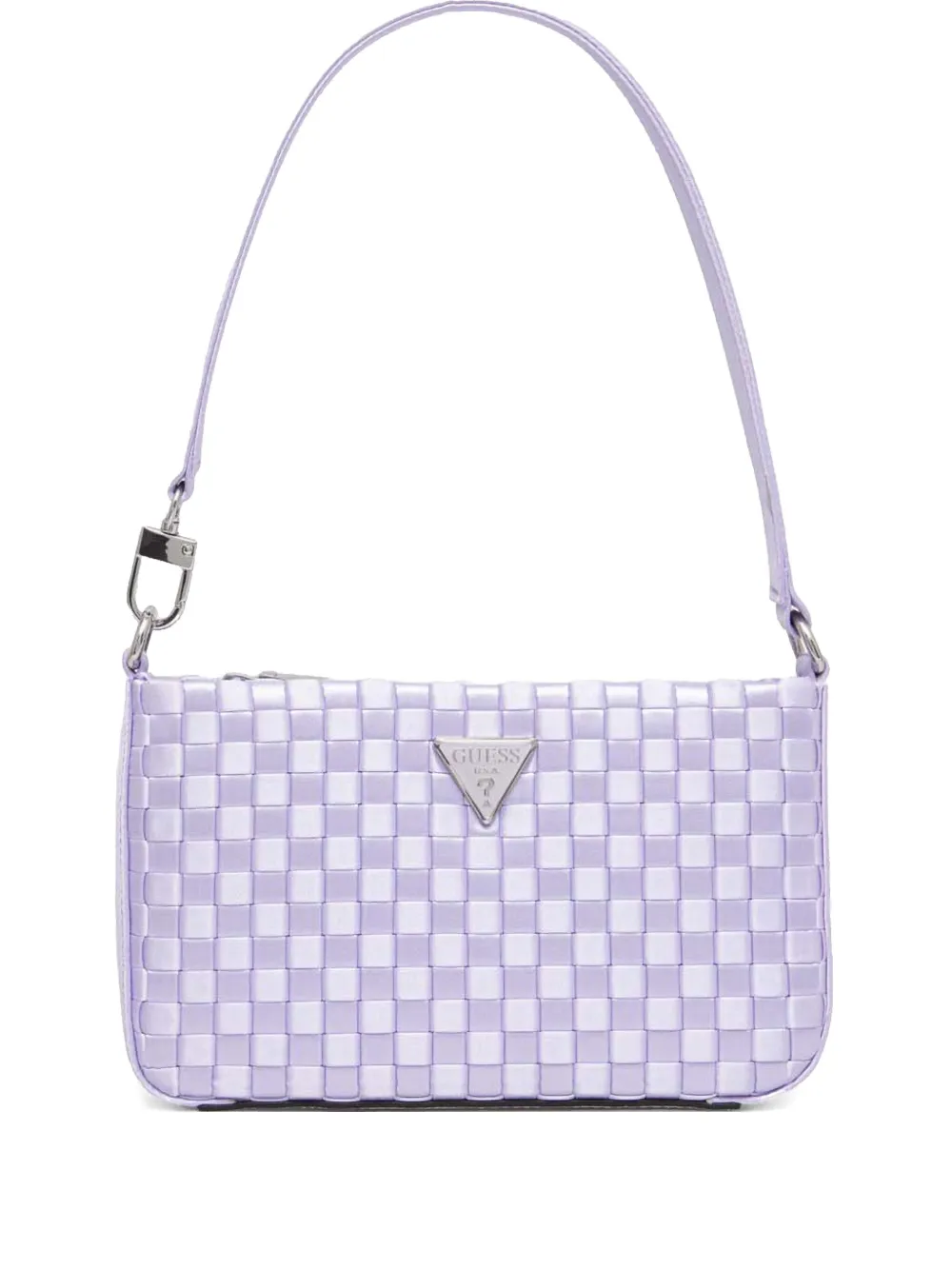 GUESS USA LOGO-PLAQUE SHOULDER BAG