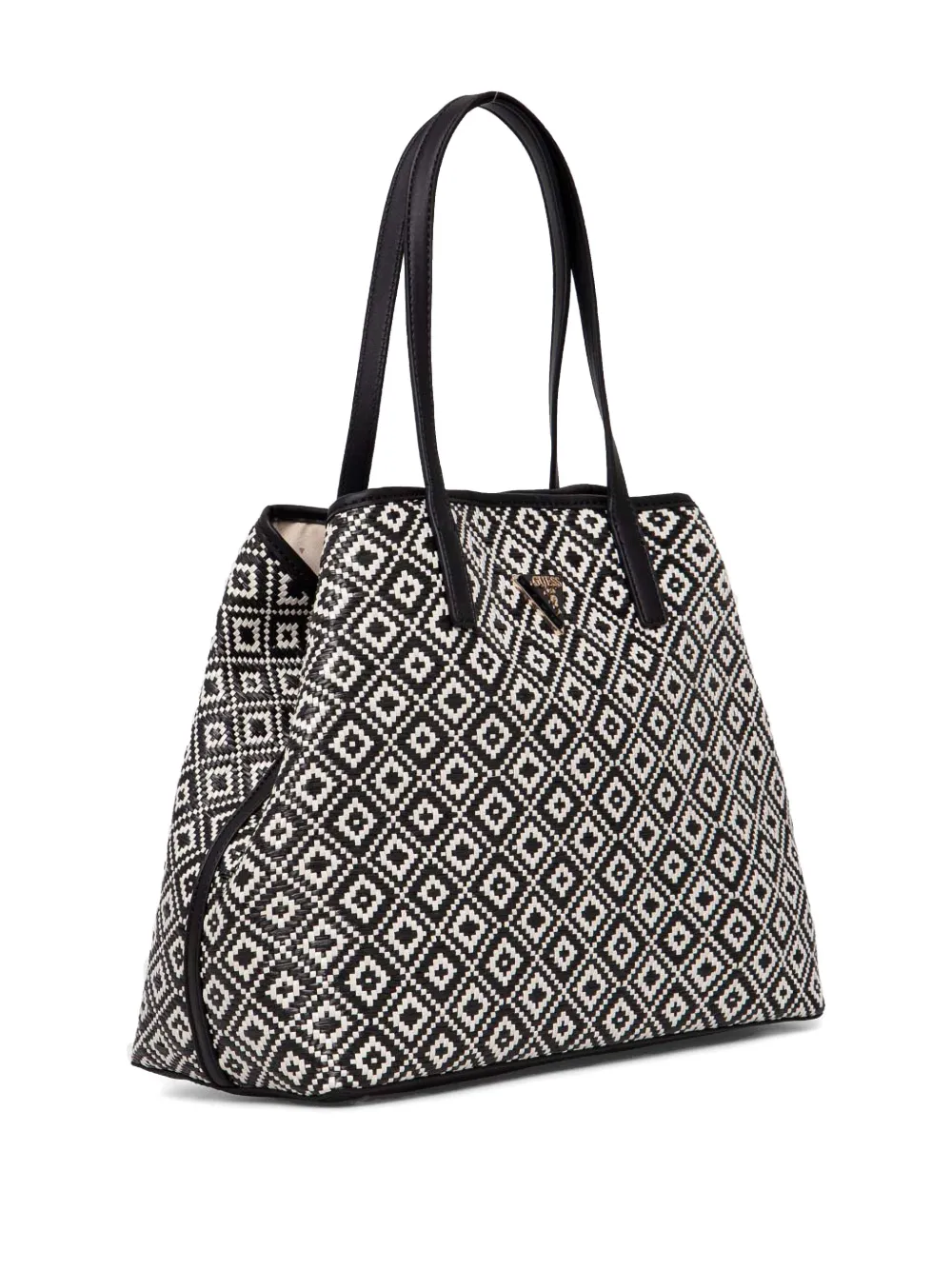 GUESS USA Shopper met grafische print - Zwart