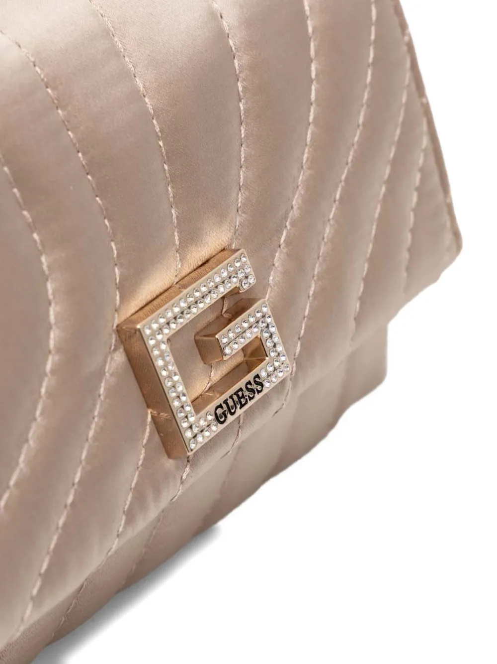 GUESS USA Gewatteerde crossbodytas Beige