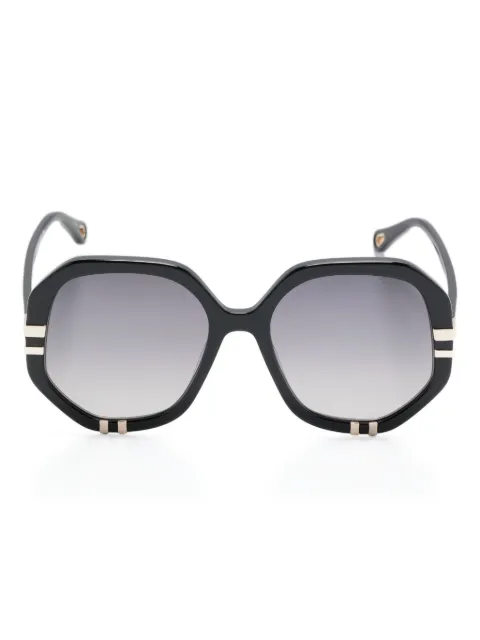 Chloé Eyewear نظارة بإطار مربع ونقش شعار الماركة
