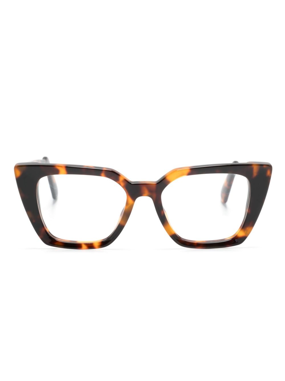 Gcds Tortoiseshell Cat-eye Glasses In Brown