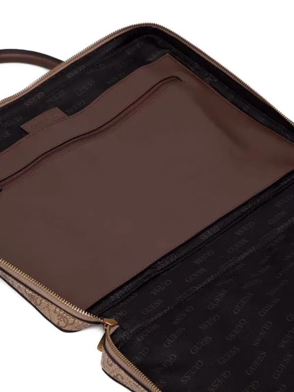 GUESS USA Vezzola Laptop Bag | Brown | FARFETCH ZA