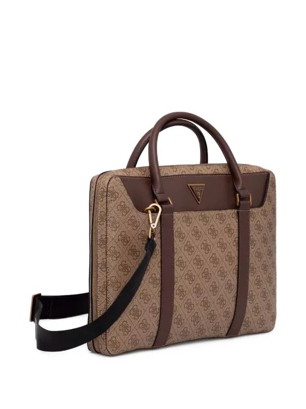 GUESS USA Vezzola Laptop Bag | Brown | FARFETCH