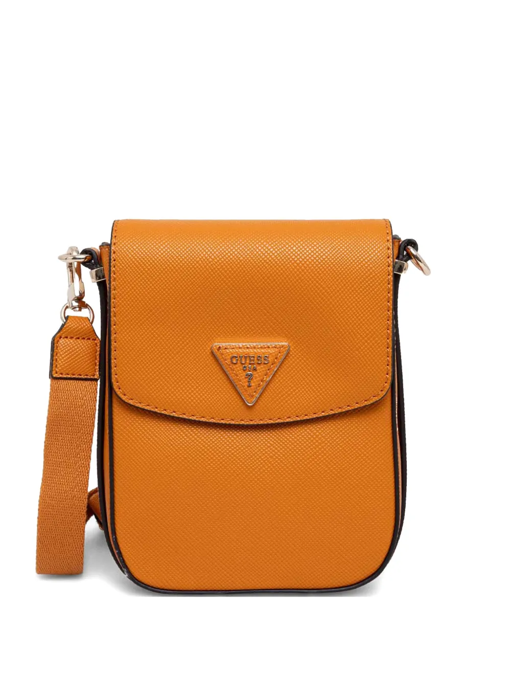 Guess Usa Brynlee Cross Mini Backpack In Orange