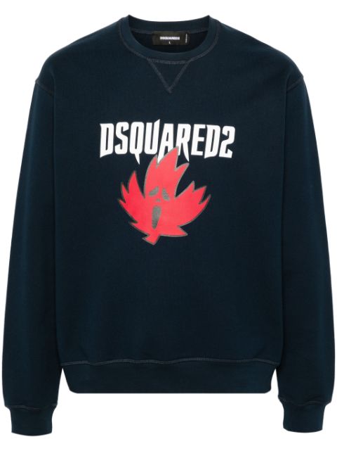 DSQUARED2 logo-print cotton sweatshirt Men