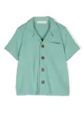 Zhoe & Tobiah camp-collar waffle shirt - Green