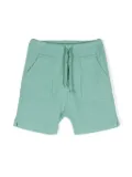 Zhoe & Tobiah drawstring-waistband waffle shorts - Green