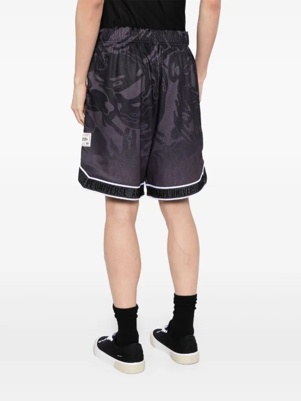 AAPE BY *A BATHING APE® トラックショーツ | ブラック | FARFETCH JP