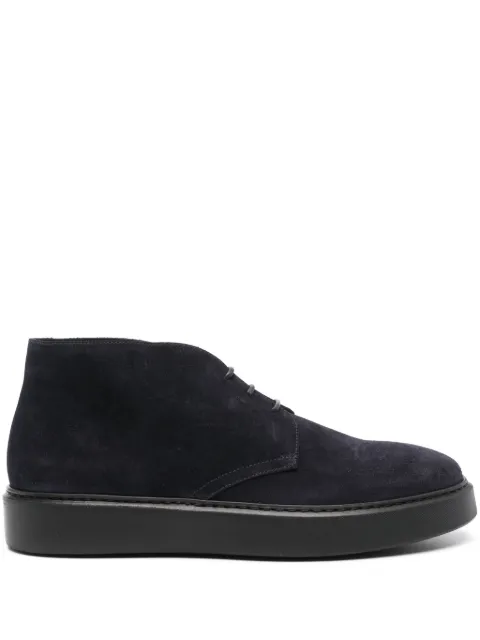 Doucal's lace-up suede chukka boots