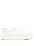 Jil Sander lace-up leather platform sneakers - Neutrals