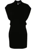 Max Mara Querce cady minidress - Black