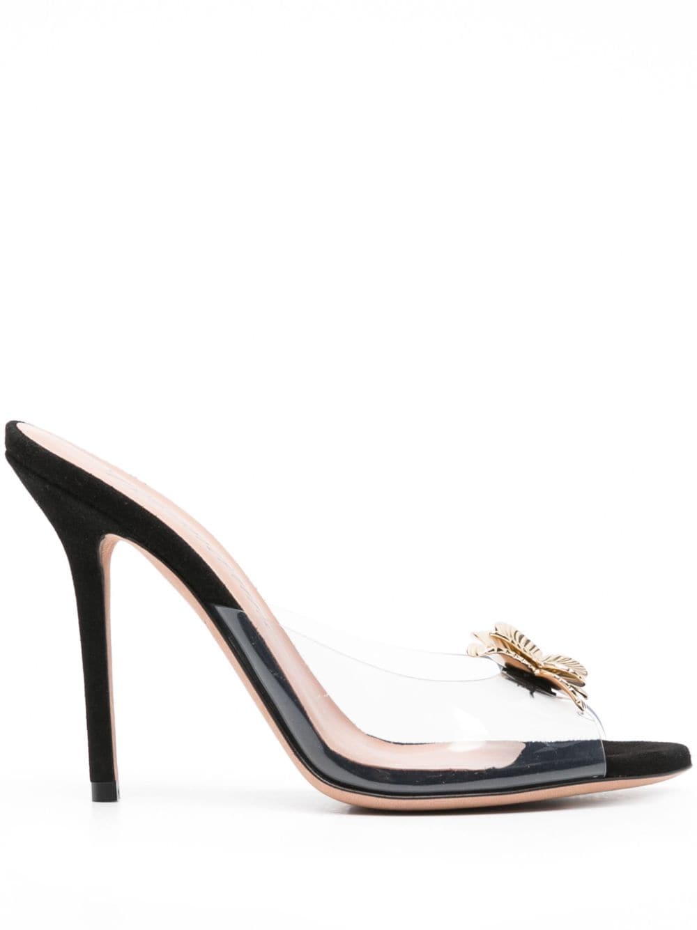 Blumarine Mules con applicazione 115mm - Nero