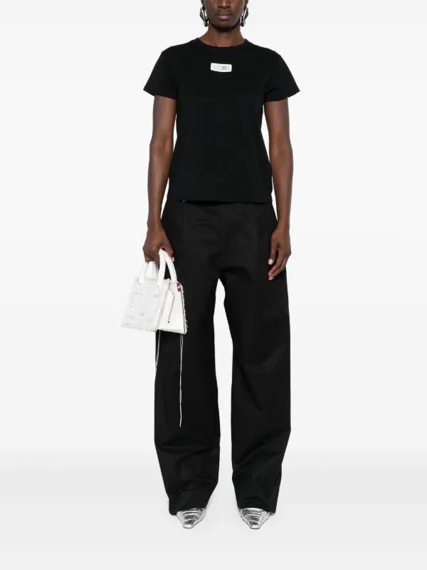 MM6 Maison Margiela モチーフパッチ Tシャツ | ホワイト