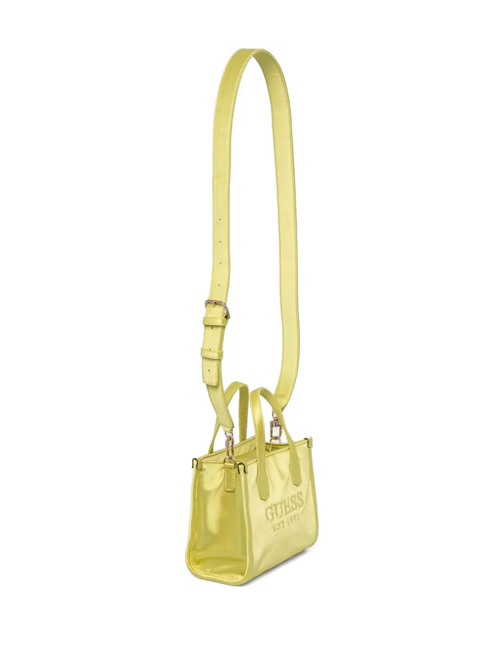 GUESS USA Mini-shopper met logo-reliëf - Groen