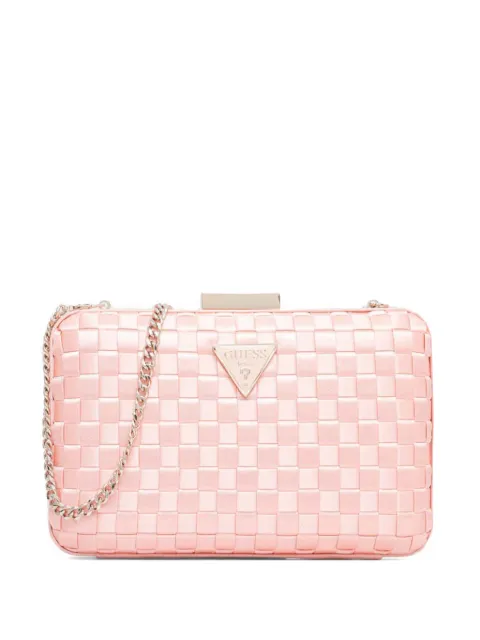 GUESS USA bolsa de mano con placa del logo