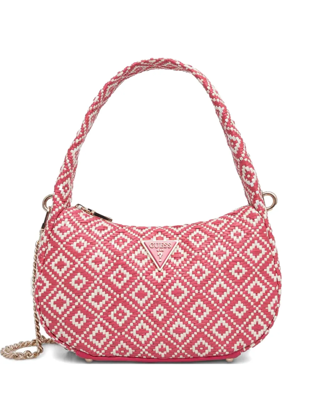 GUESS USA Schoudertas met logoplakkaat Roze