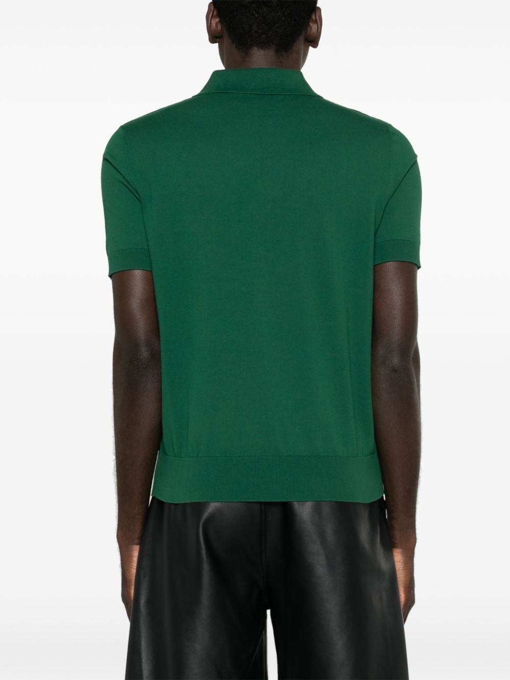 Shop Dsquared2 Logo-embroidered Cotton Polo Shirt In Green