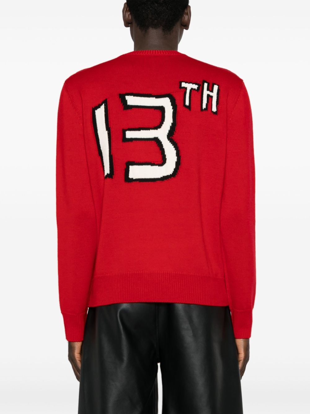 Disqued DSQUARED2 intarsia-knit logo jumper Men