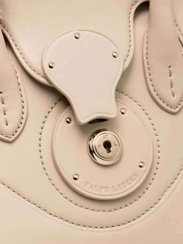 Ralph Lauren Collection Ricky Leather Tote Bag | Neutrals