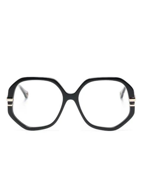 Chloé Eyewear logo-debossed square-frame glasses