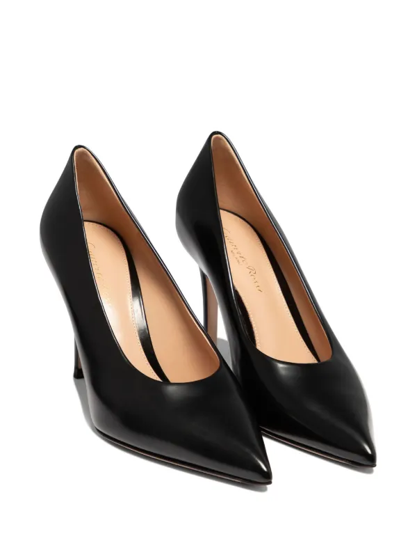 Gianvito Rossi ポインテッドトゥ パンプス | ブラック | FARFETCH JP