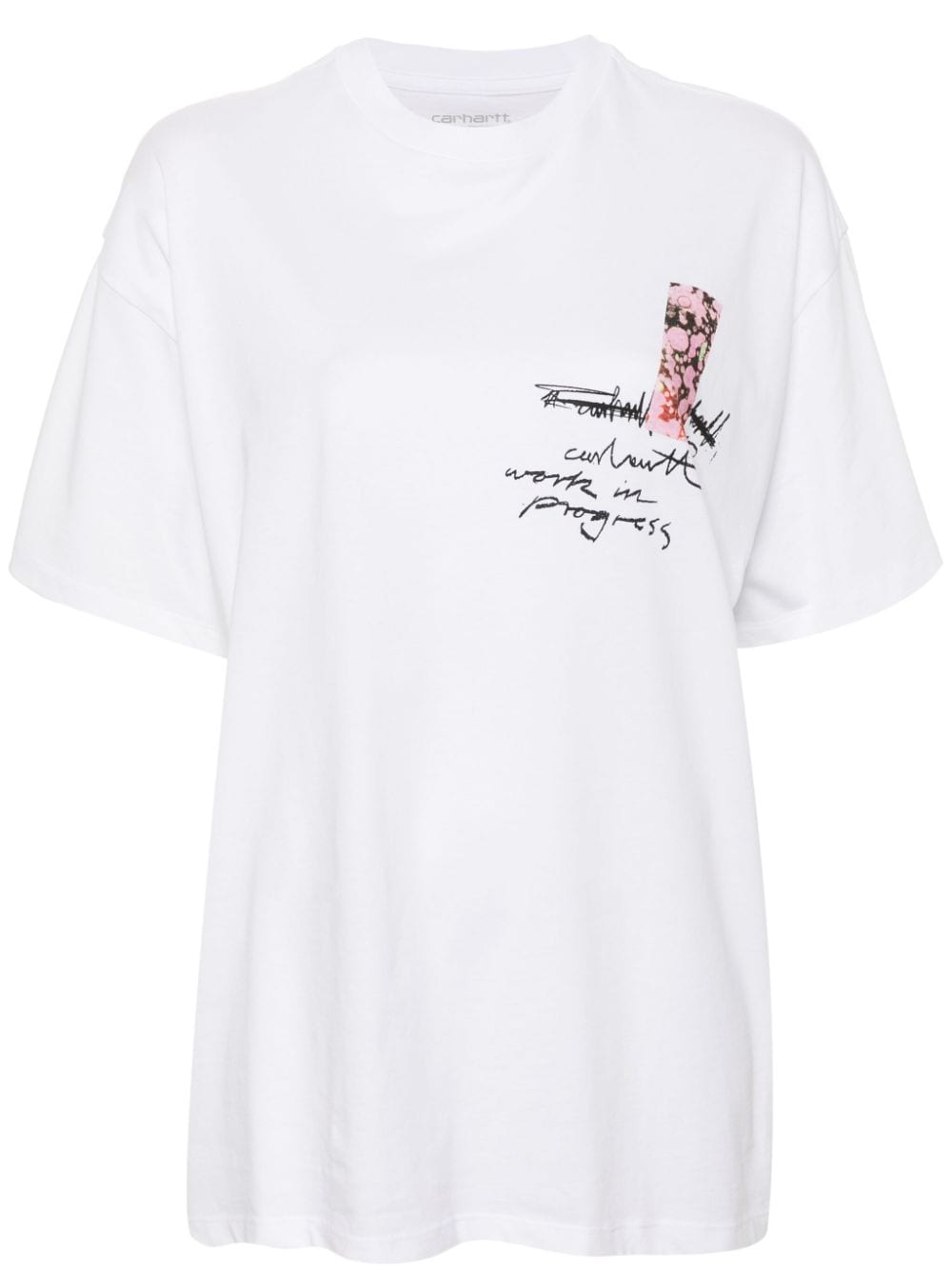 Carhartt WIP Katoenen T-shirt met grafische print Wit