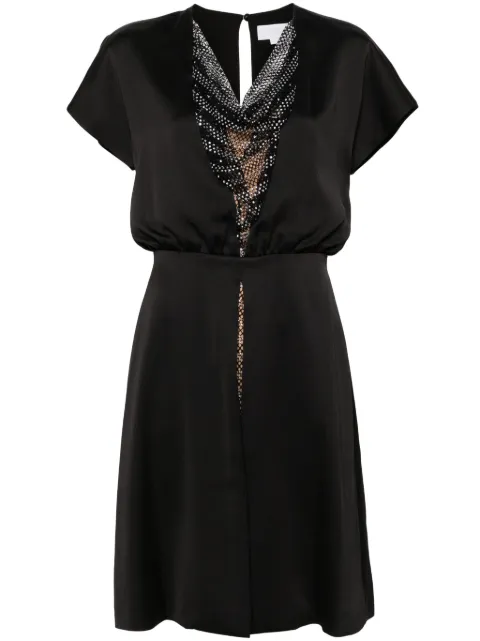 Genny rhinestone-embellished mini dress