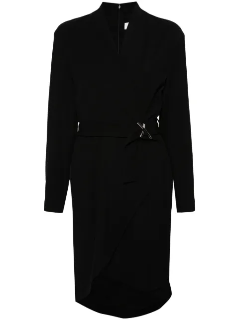 Genny vestido midi con placa del logo