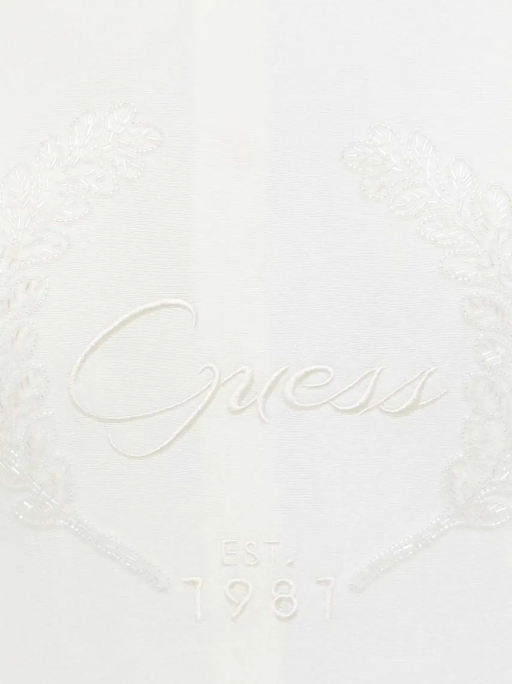 Guess Usa Logo-detail Sweater In White