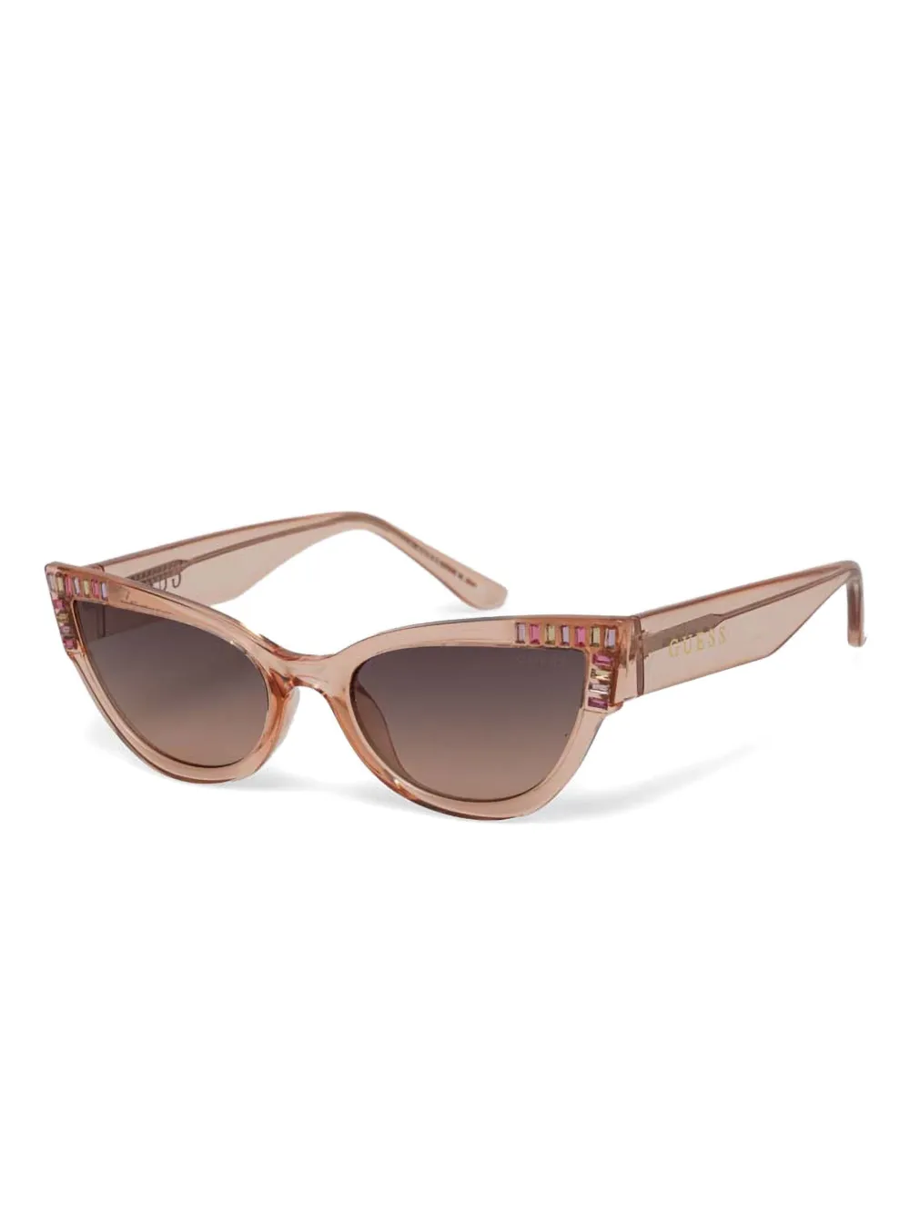GUESS EYEWEAR cat-eye sunglasses - Beige