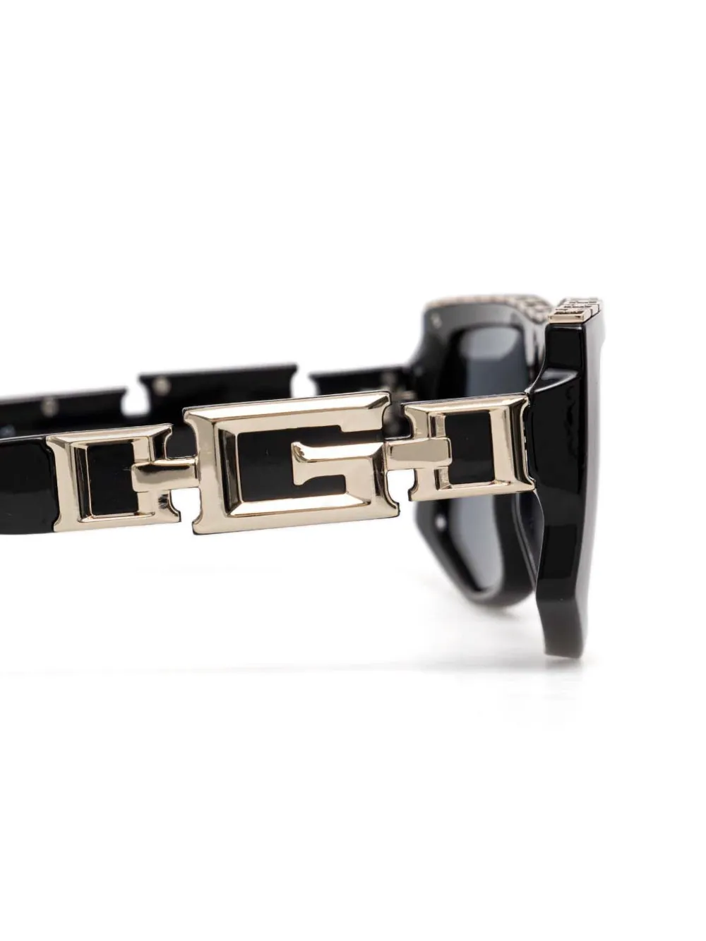 GUESS EYEWEAR Zonnebril met geometrisch montuur 01A