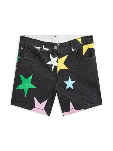 Stella McCartney Kids star denim shorts