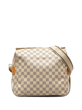 Louis Vuitton Pre Owned 2008 Damier Azur Naviglio Crossbody Bag Farfetch