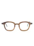 Lindberg square-frame glasses - Brown