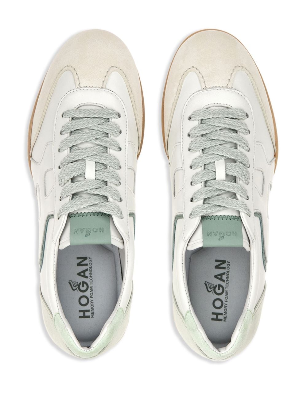 Shop Hogan Olympia Z Lace-up Sneakers In White