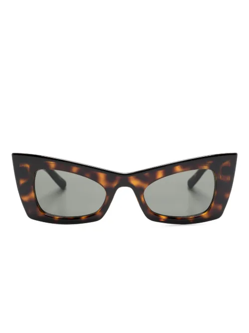 Lunettes de soleil à monture papillon - Saint Laurent Eyewear - Modalova