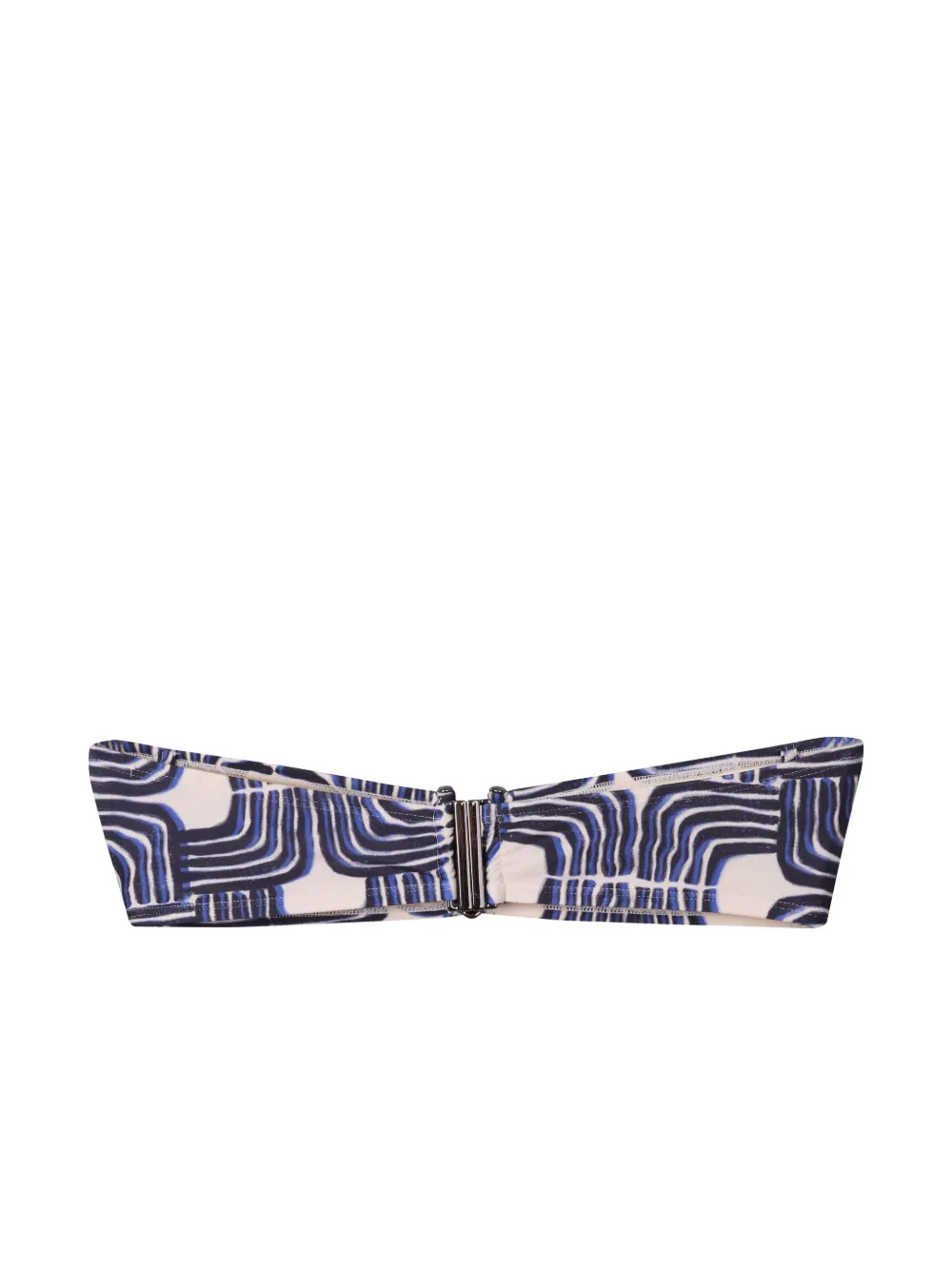 Lenny Niemeyer Bandeau bikinitop met print - Blauw