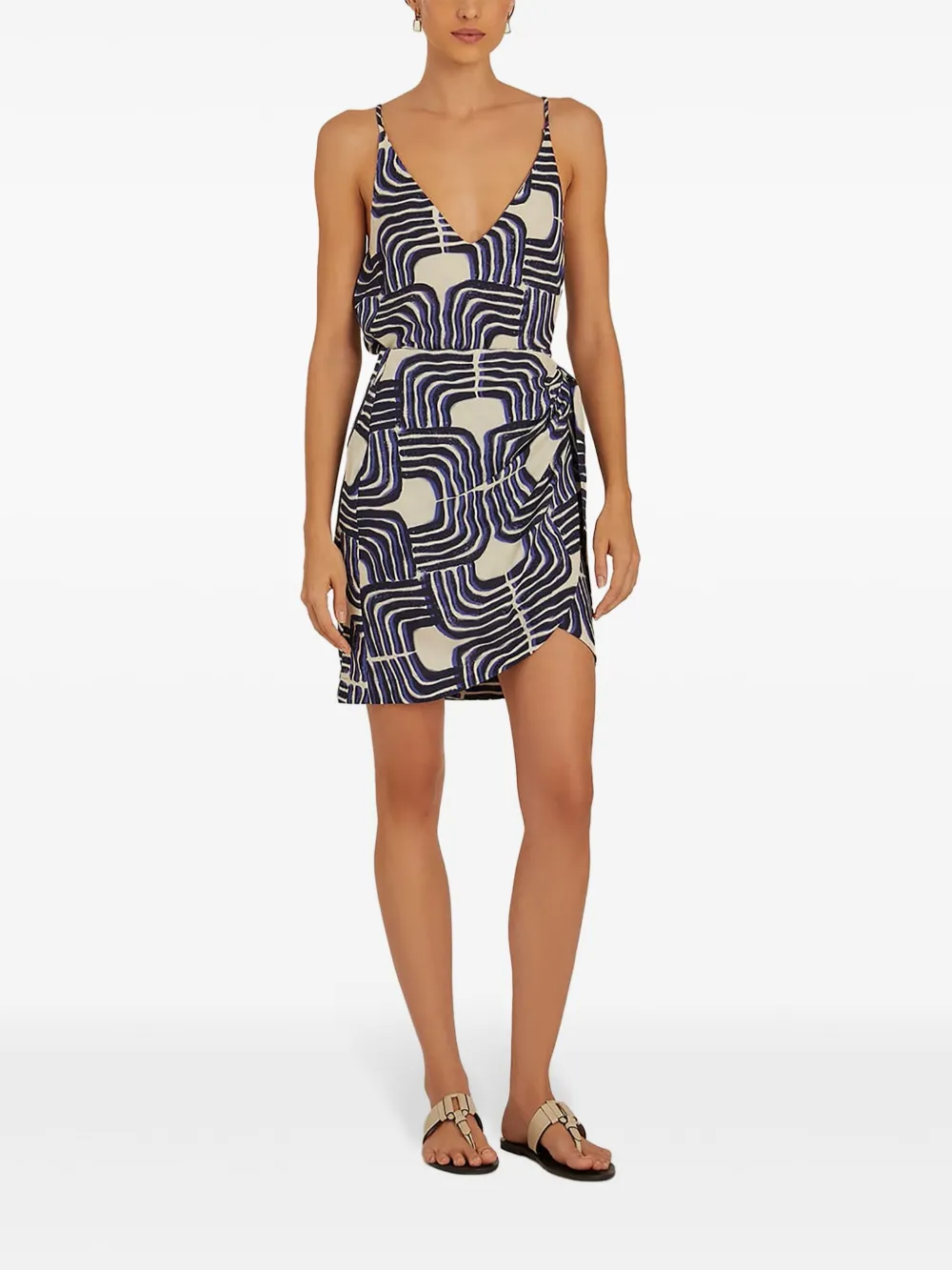 Lenny Niemeyer Wikkelrok met print - Blauw