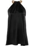 Stella McCartney chain-link halterneck blouse - Black