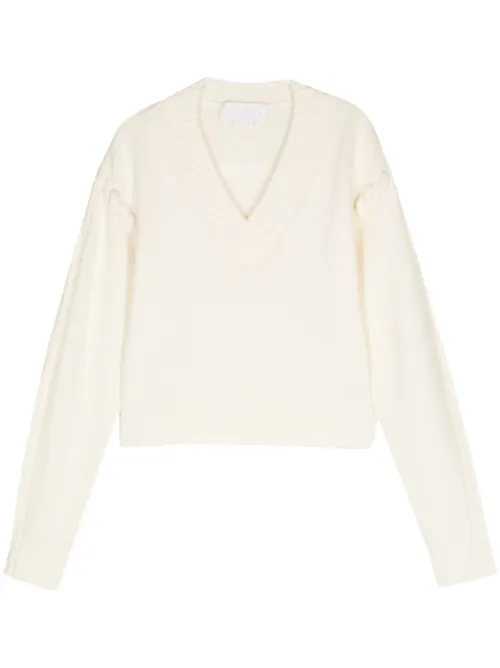 Pull en laine à coutures tubulaires - Genny - Modalova