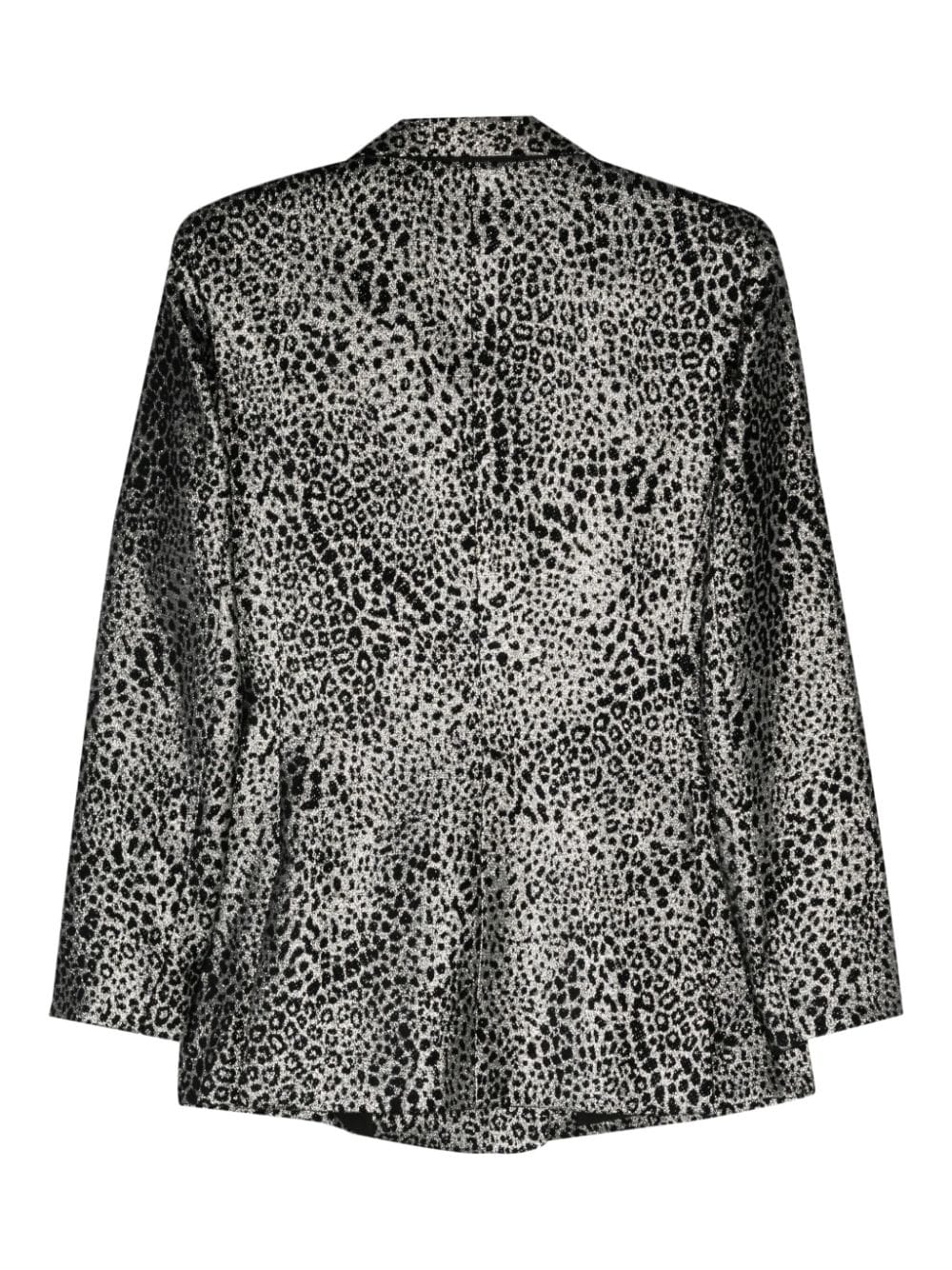 Genny Animalier blazer met dubbele rij knopen - Zilver