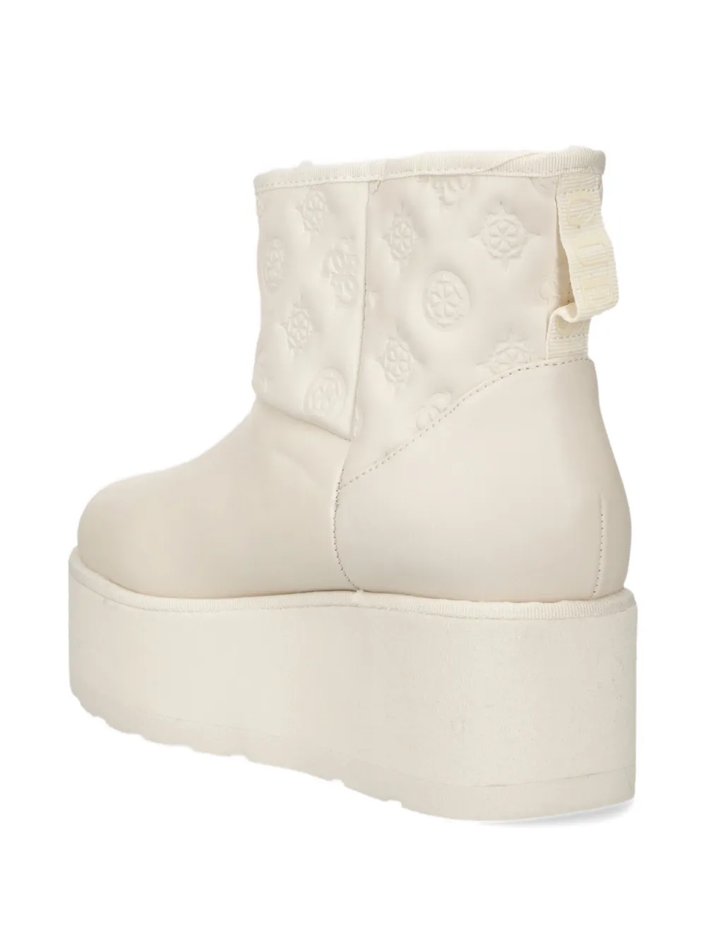 GUESS USA logo boots White