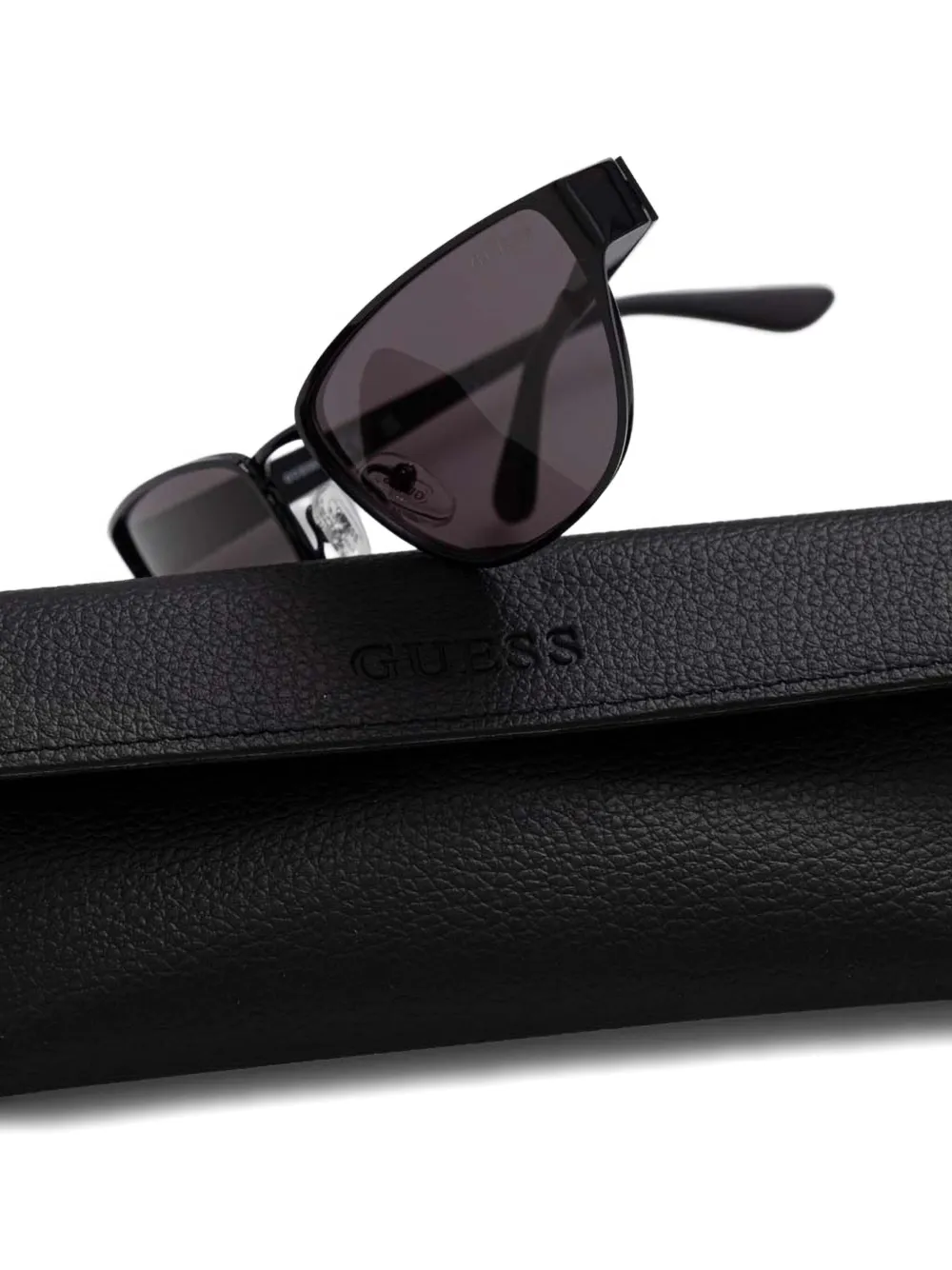 GUESS EYEWEAR Zonnebril met rechthoekig montuur Zwart