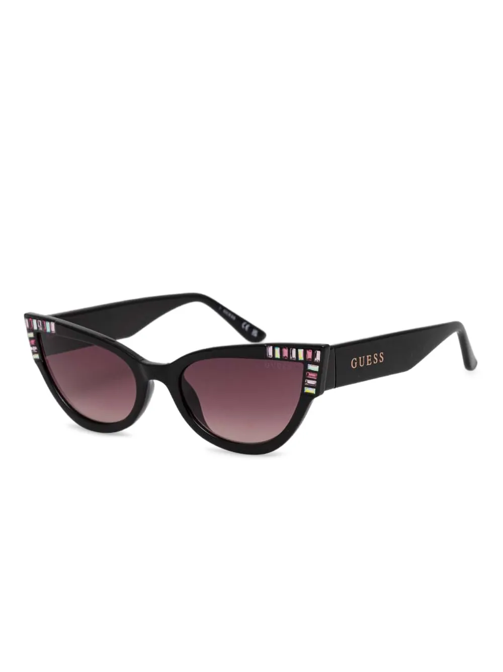 GUESS EYEWEAR cat-eye sunglasses - Zwart