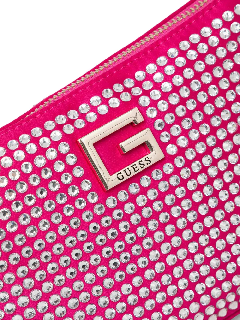 GUESS USA Gilded Glamor schoudertas Roze
