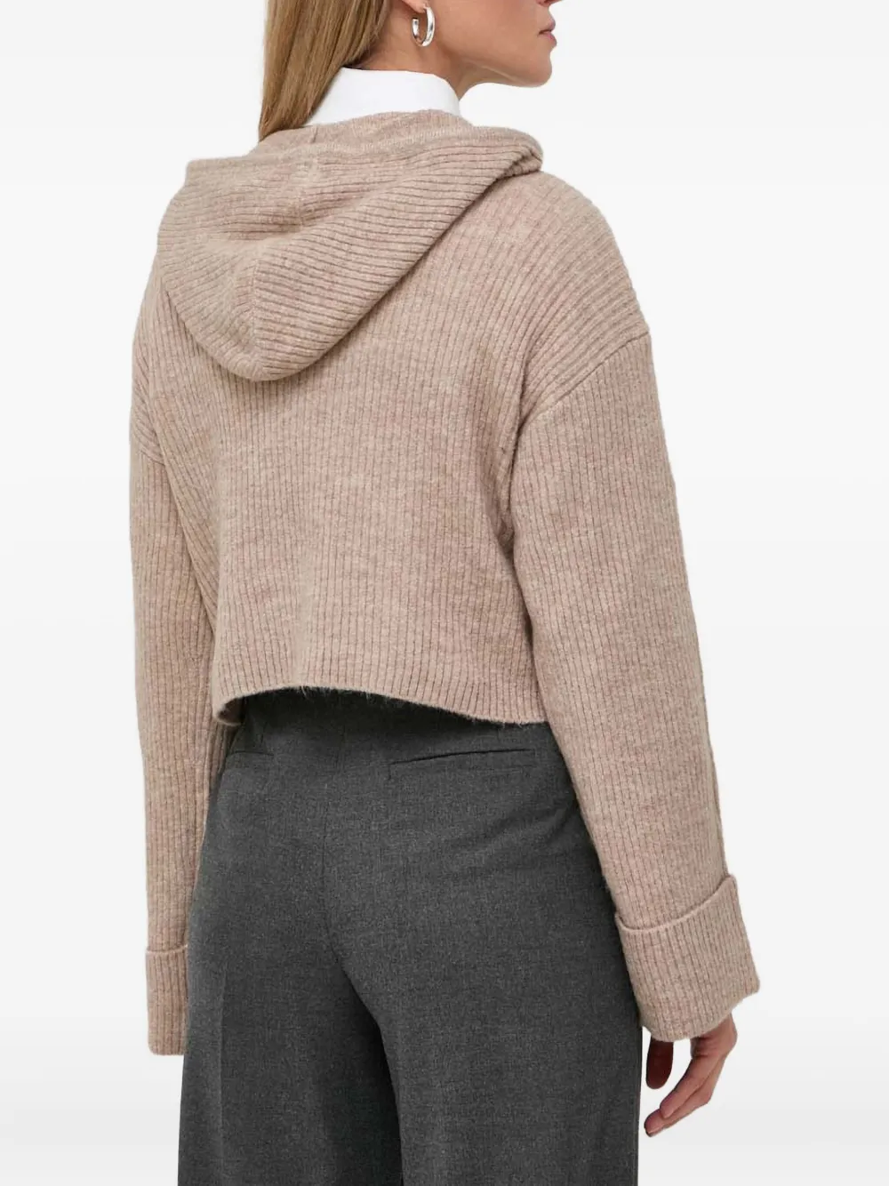 Guess Usa Zip-up Hoodie In Neutral