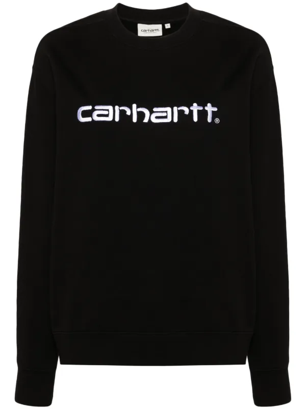 Carhartt WIP ロゴ スウェットシャツ ブラック Carhartt WIP ロゴ スウェットシャツ | ブラック | FARFETCH JP